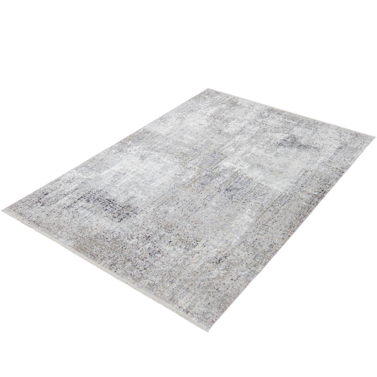 שטיח טוקיו 01 אפור עם פרנזים | השטיח האדום