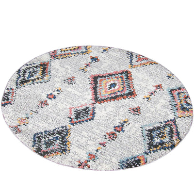 שטיח טנג'יר 07 צבעוני עגול | השטיח האדום