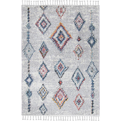 שטיח טנג'יר 06 צבעוני עם פרנזים | השטיח האדום