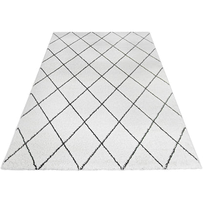 שטיח מרקש 19 קרם/שחור | השטיח האדום