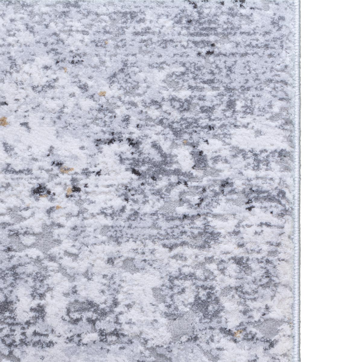 שטיח מילאנו 46 לבן/אפור עם פרנזים | השטיח האדום