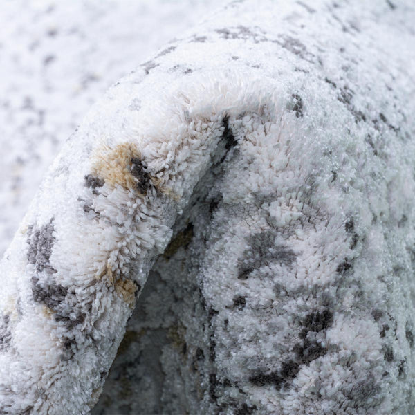 שטיח מילאנו 46 לבן/אפור עם פרנזים MILANO - hover