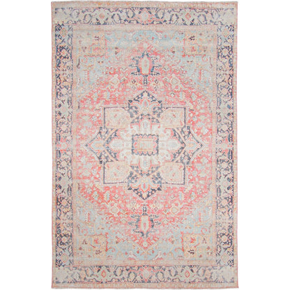 שטיח קשמיר 07 צבעוני עם פרנזים | השטיח האדום