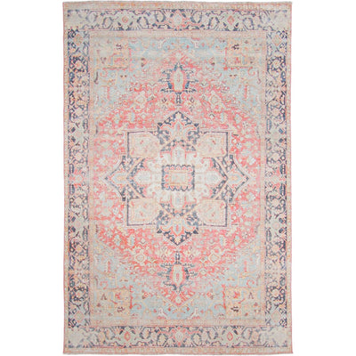 שטיח קשמיר 07 צבעוני עם פרנזים | השטיח האדום