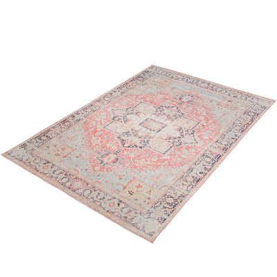 שטיח קשמיר 07 צבעוני עם פרנזים | השטיח האדום