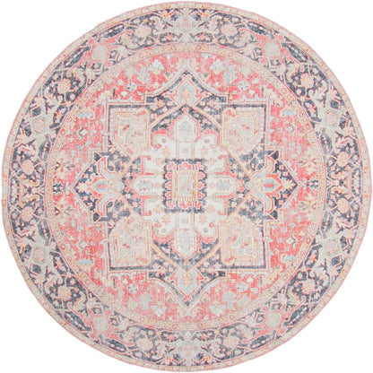 שטיח קשמיר 07 צבעוני עגול | השטיח האדום