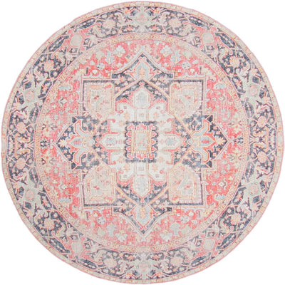 שטיח קשמיר 07 צבעוני עגול | השטיח האדום