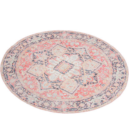 שטיח קשמיר 07 צבעוני עגול | השטיח האדום