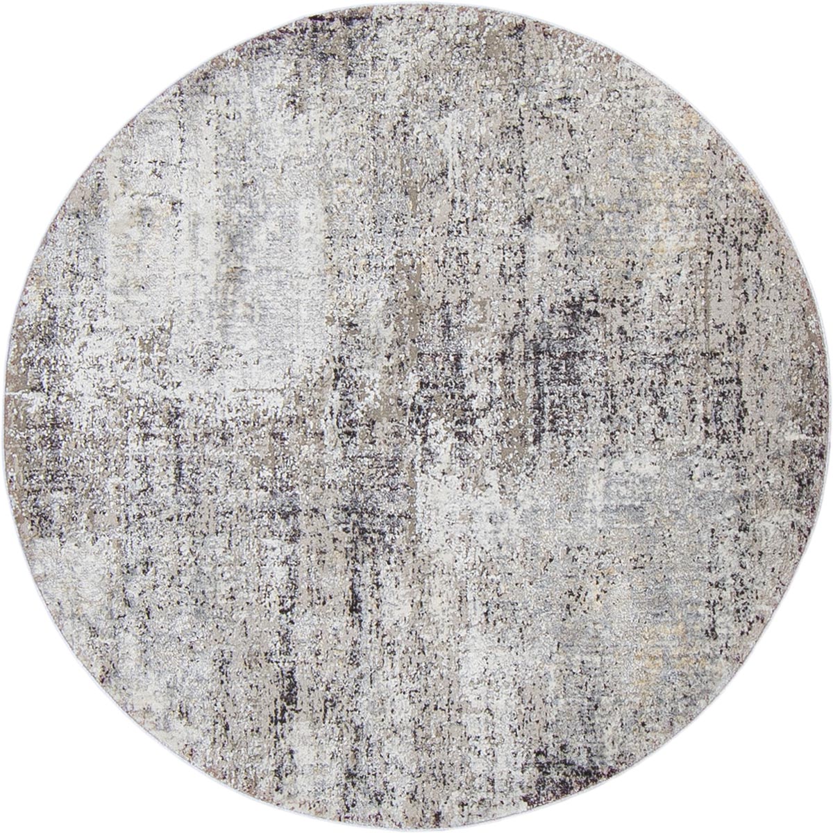 שטיח טוקיו 01 אפור עגול | השטיח האדום