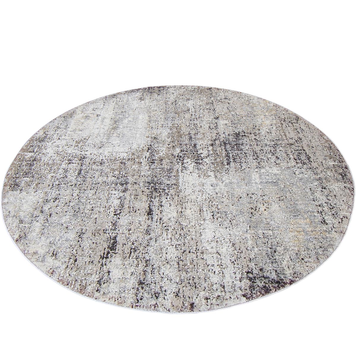 שטיח טוקיו 01 אפור עגול | השטיח האדום