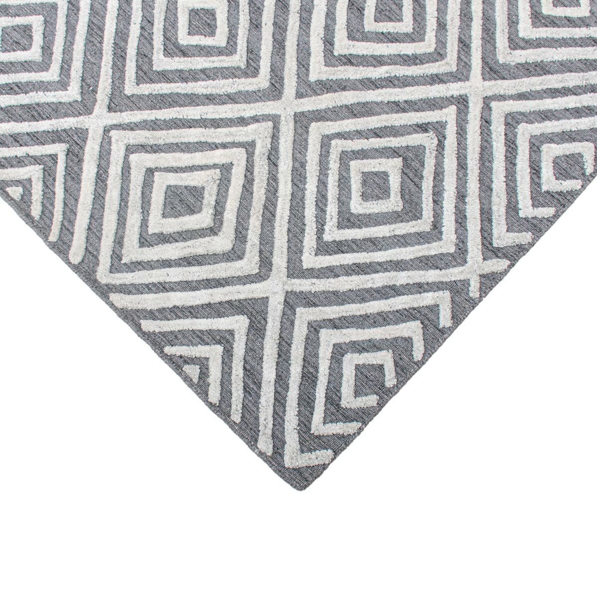 שטיח זארה 01 אפור/לבן | השטיח האדום