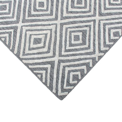 שטיח זארה 01 אפור/לבן | השטיח האדום