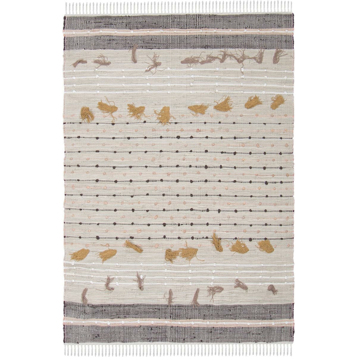 שטיח קילים נורדי 06 צבעוני עם פרנזים | השטיח האדום