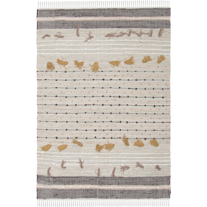 שטיח קילים נורדי 06 צבעוני עם פרנזים | השטיח האדום