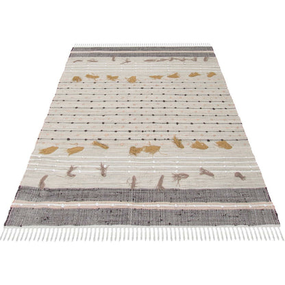 שטיח קילים נורדי 06 צבעוני עם פרנזים | השטיח האדום