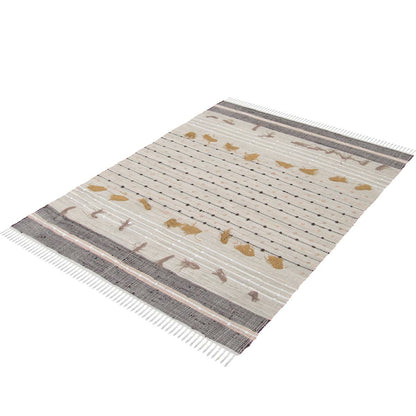 שטיח קילים נורדי 06 צבעוני עם פרנזים | השטיח האדום