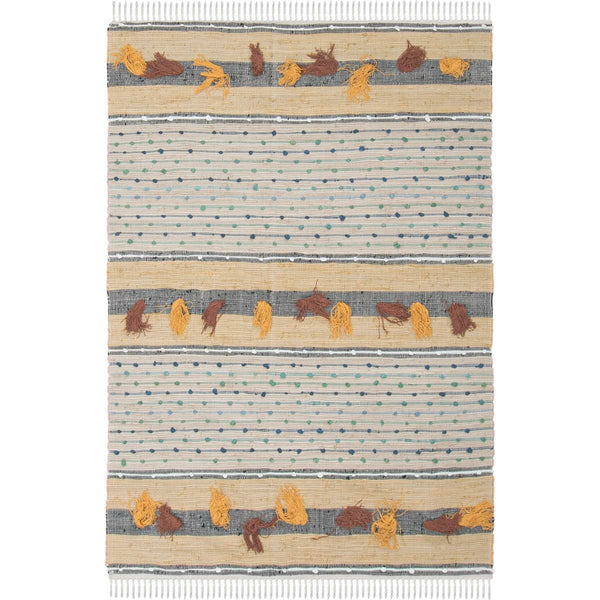 שטיח קילים נורדי 05 צבעוני עם פרנזים KILIM