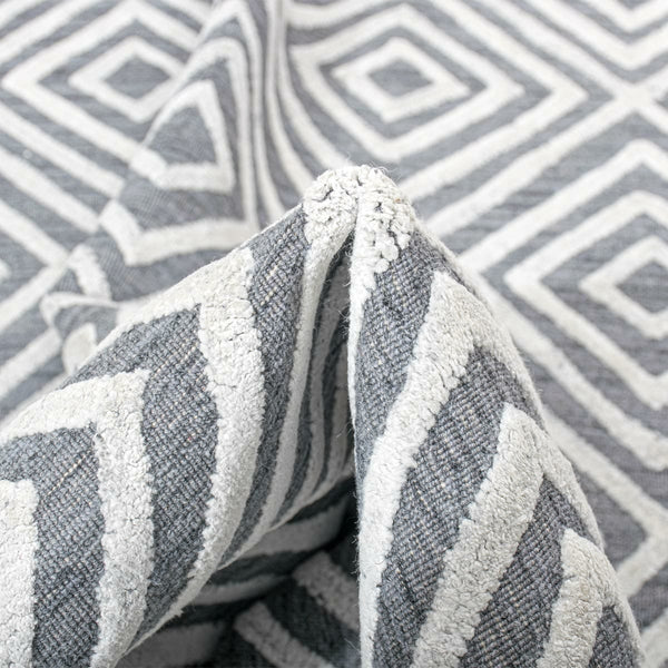 שטיח זארה 01 אפור/לבן ZARA - hover