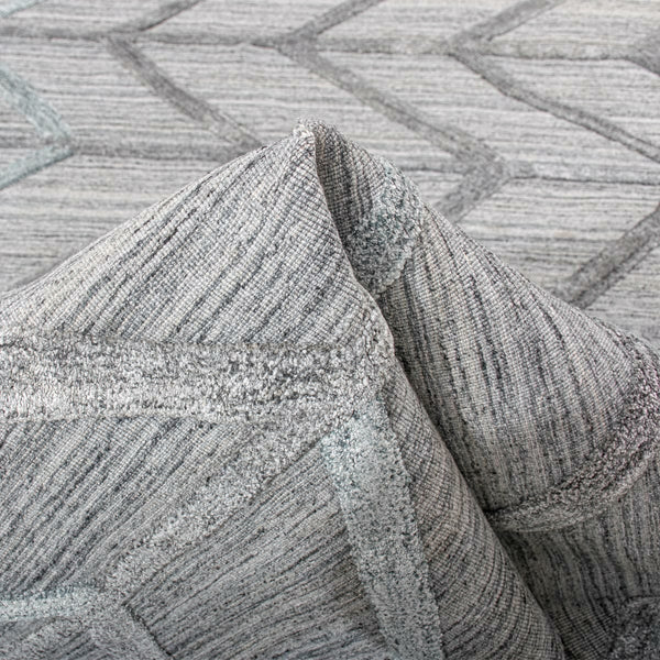 שטיח זארה 02 אפור/תכלת ZARA - hover