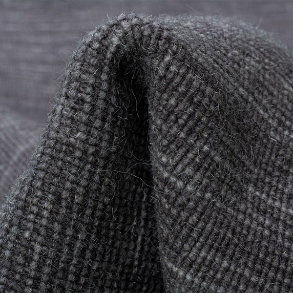 שטיח יעל 02 אפור עגול עם פרנזים YAEL - hover