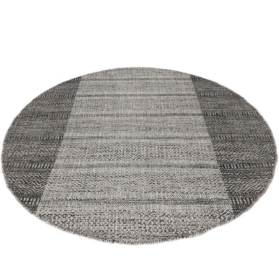שטיח גפן כותנה 05 אפור כהה/אפור עגול | השטיח האדום