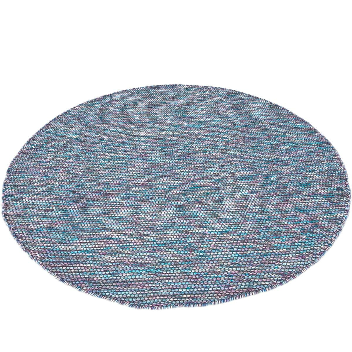 שטיח גפן כותנה 01 סגול עגול | השטיח האדום