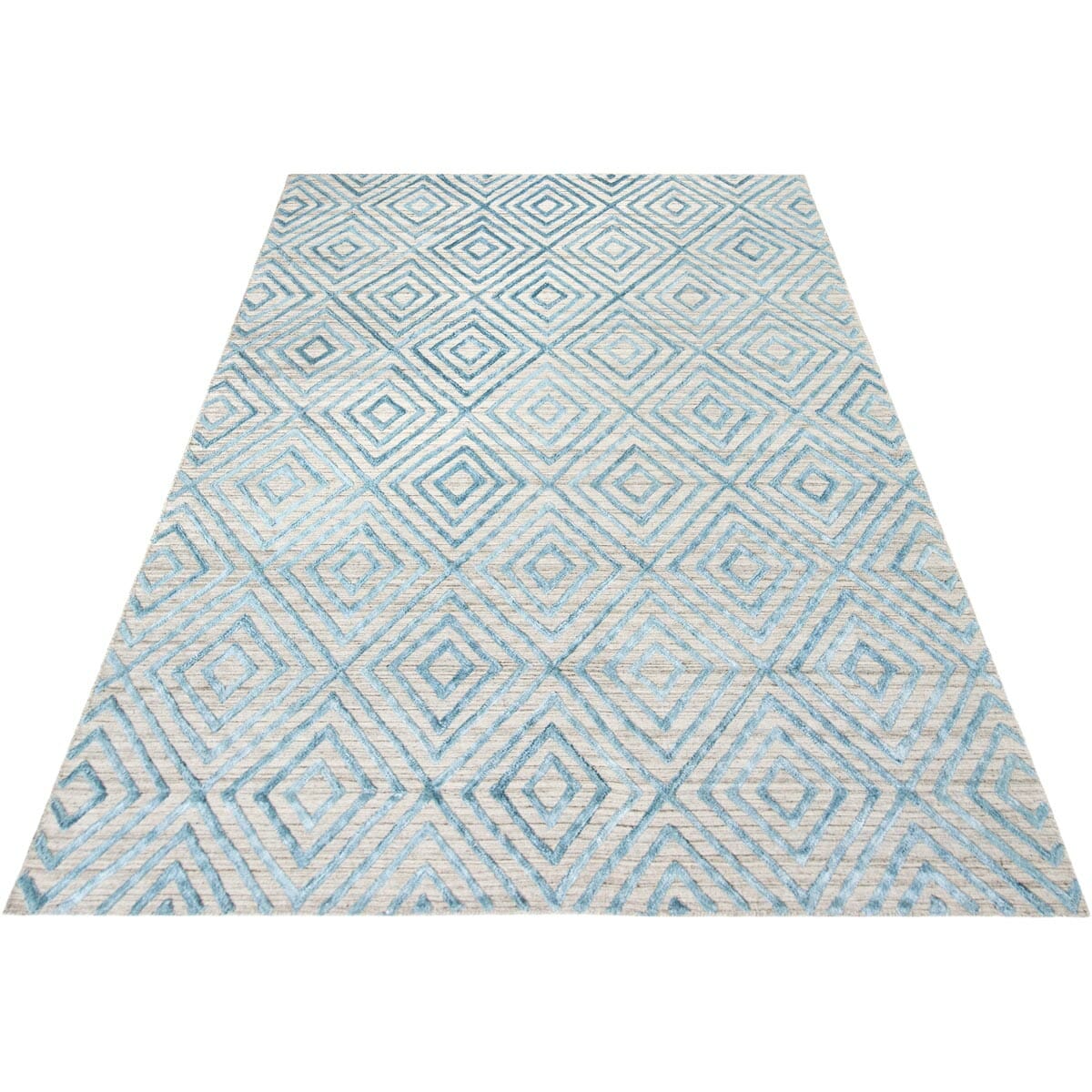 שטיח זארה 01 בז'/תכלת | השטיח האדום