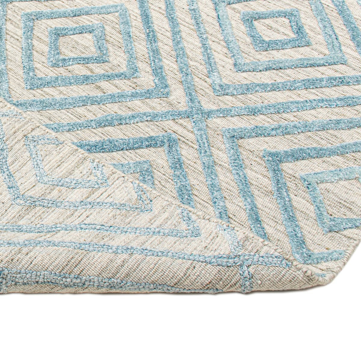 שטיח זארה 01 בז'/תכלת | השטיח האדום