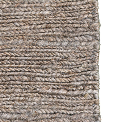 שטיח תמר אריגה גסה 03 אפור עם פרנזים | השטיח האדום