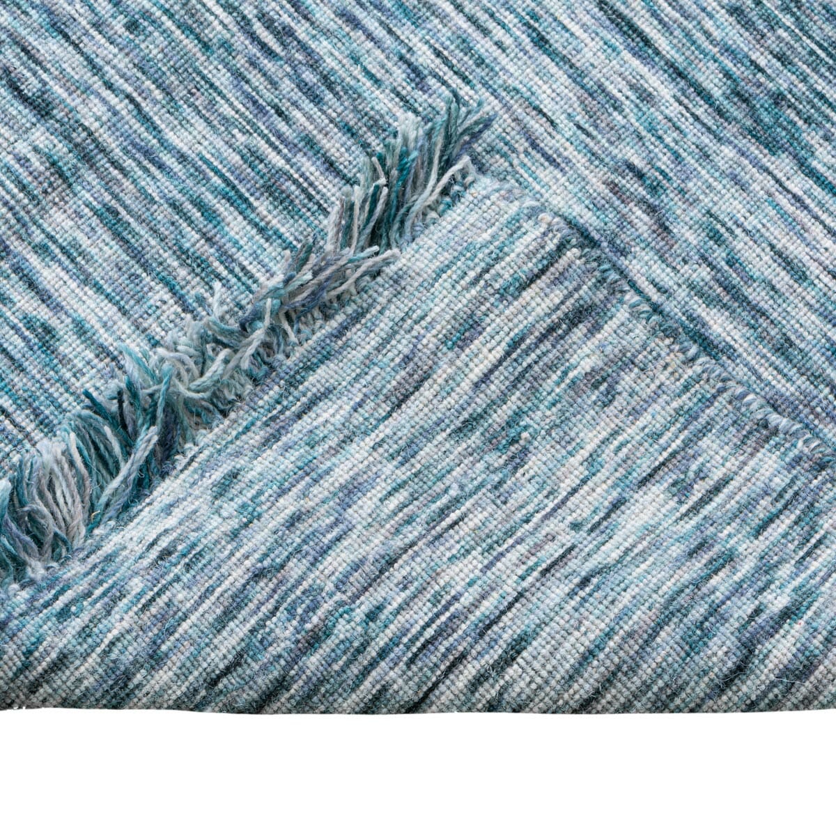 שטיח יעל 03 כחול עם פרנזים | השטיח האדום