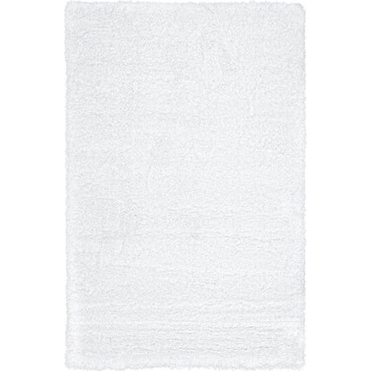 שטיח שאגי קטיפה 01 לבן | השטיח האדום