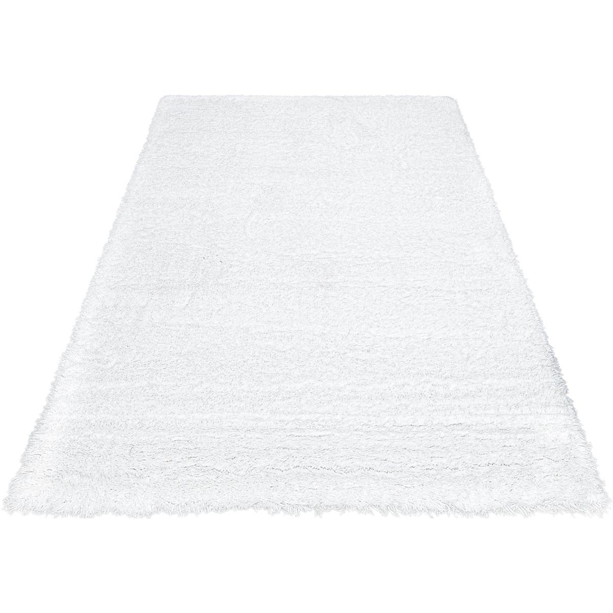 שטיח שאגי קטיפה 01 לבן | השטיח האדום