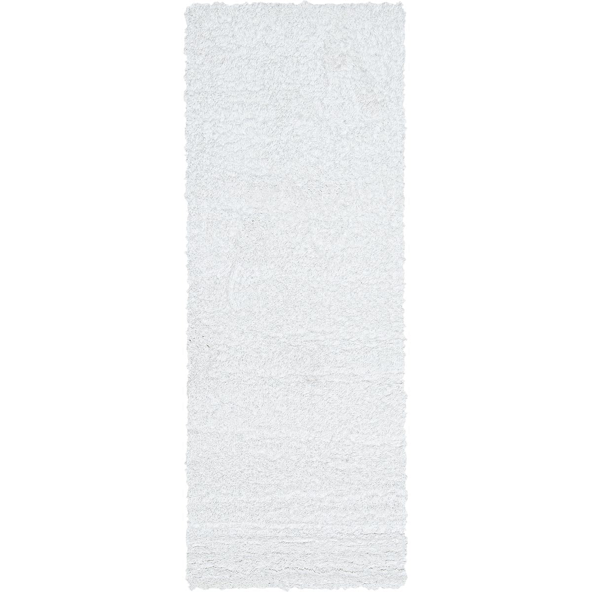 שטיח שאגי קטיפה 01 לבן ראנר | השטיח האדום