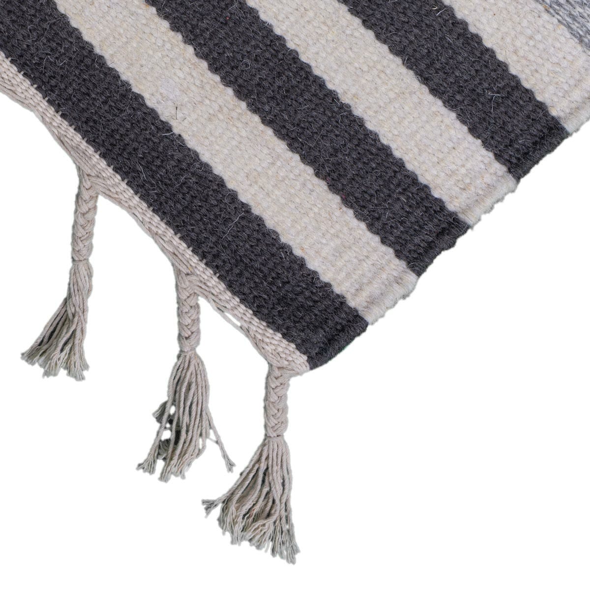 שטיח קילים נורדי 08 צבעוני עם פרנזים | השטיח האדום