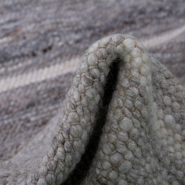 שטיח רימון 03 אפור/לבן עגול RIMON - hover