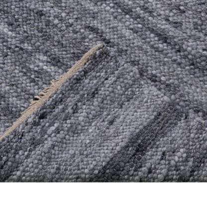 שטיח רימון 02 אפור כהה עם פרנזים | השטיח האדום