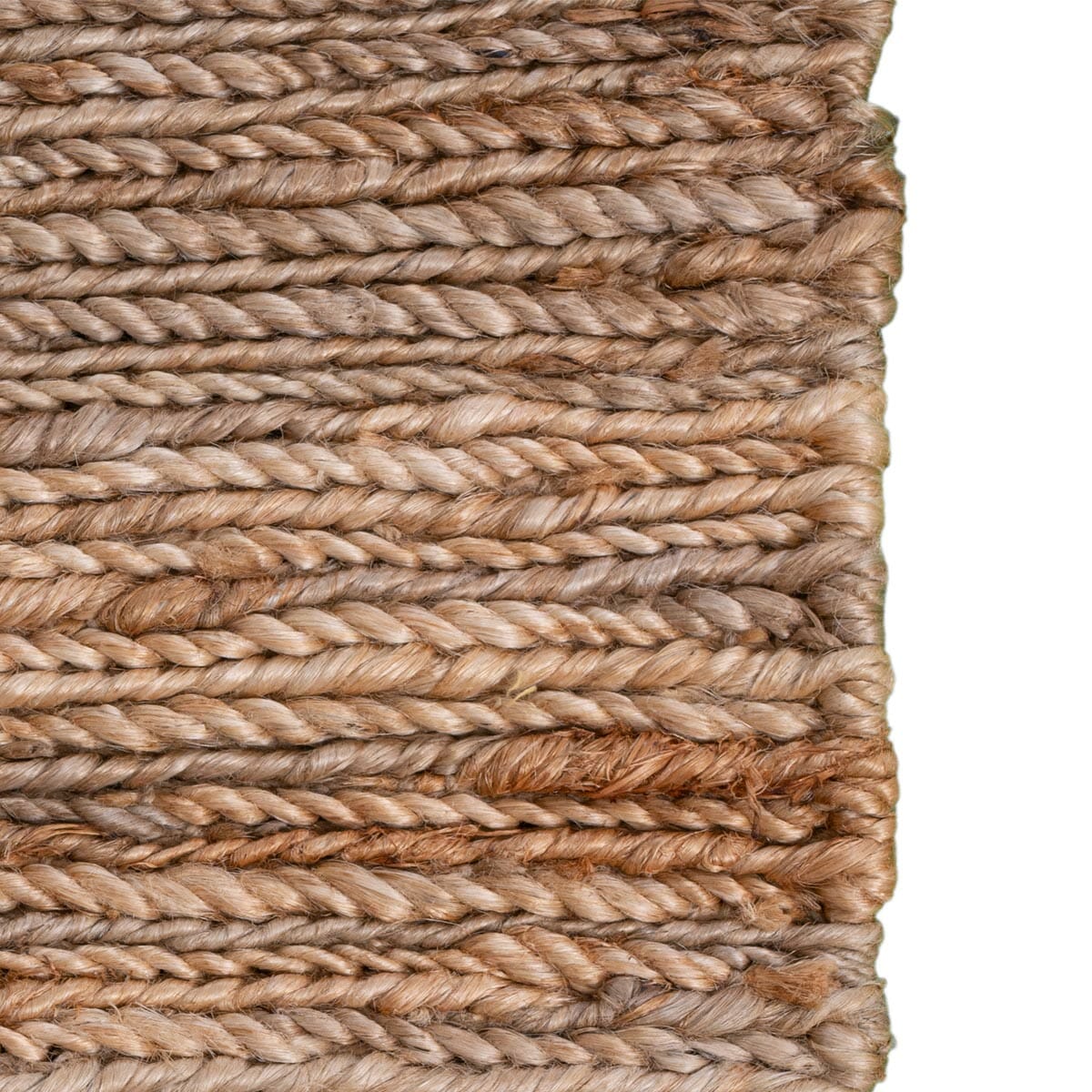 שטיח תמר אריגה גסה 03 בז' עם פרנזים | השטיח האדום