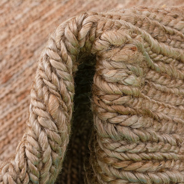 שטיח תמר אריגה גסה 03 בז' עם פרנזים TAMAR - hover