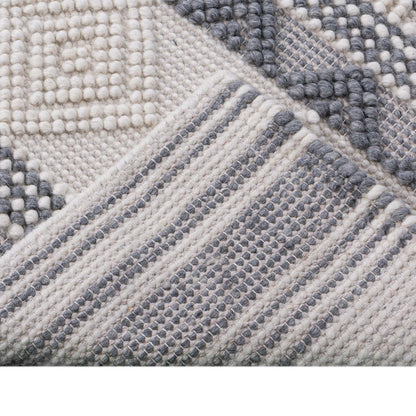 שטיח נירוונה 05 לבן/אפור | השטיח האדום