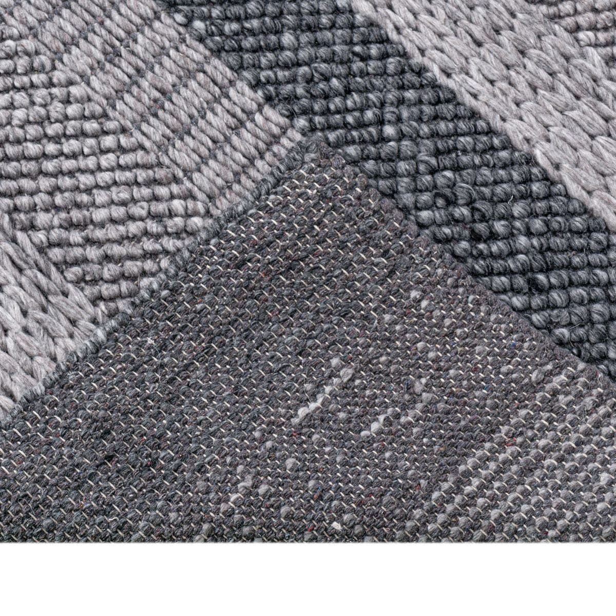 שטיח נירוונה 06 אפור/אפור כהה | השטיח האדום