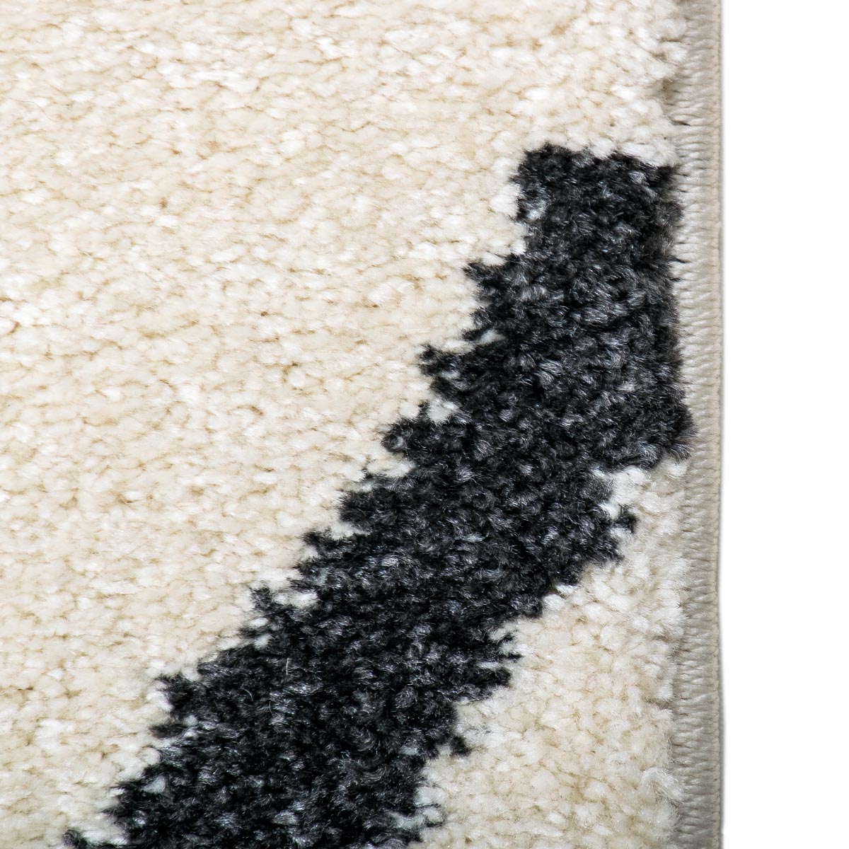 שטיח מרקש 01 קרם/שחור | השטיח האדום