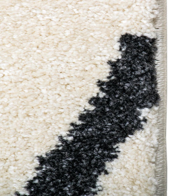 שטיח מרקש 01 קרם/שחור | השטיח האדום