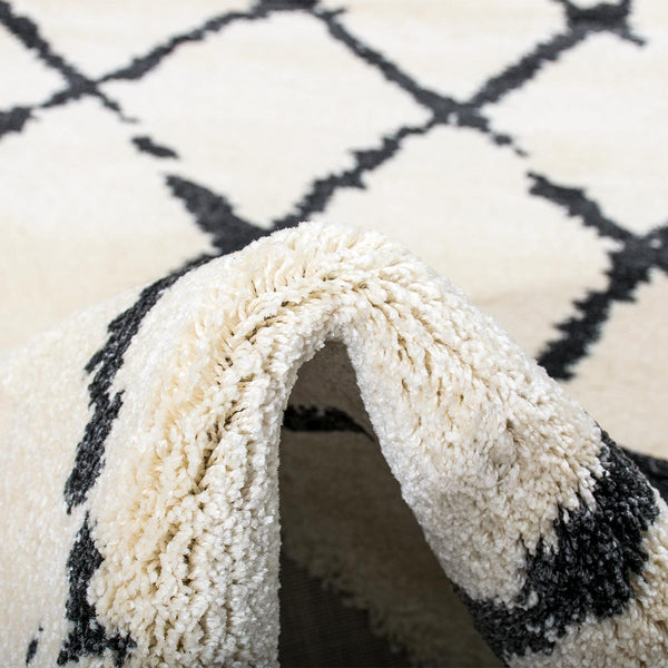 שטיח מרקש 01 קרם/שחור MARAKESH - hover