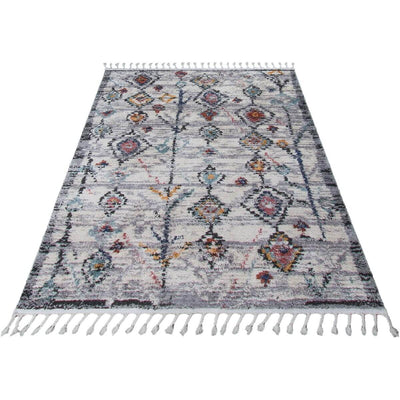 שטיח טנג'יר 04 צבעוני עם פרנזים | השטיח האדום