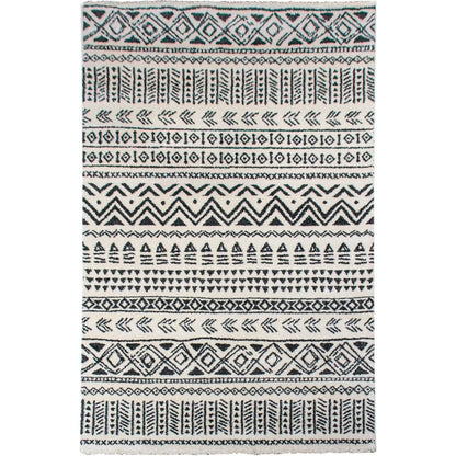 שטיח מרקש 03 קרם/שחור | השטיח האדום