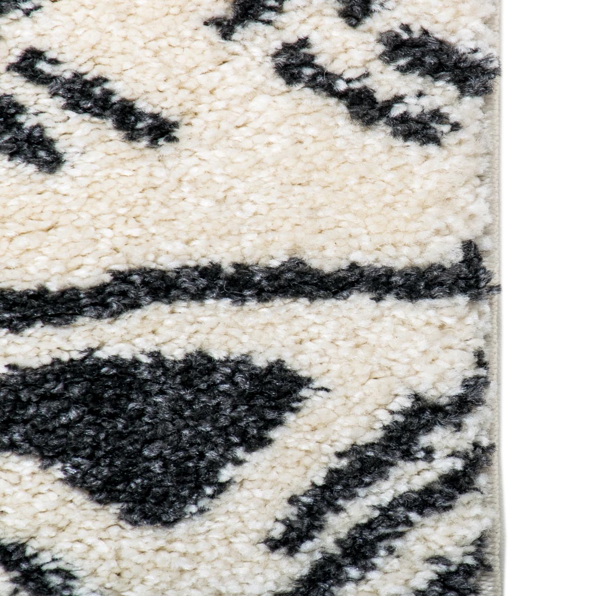 שטיח מרקש 03 קרם/שחור | השטיח האדום