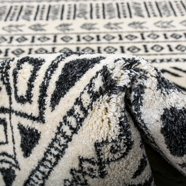 שטיח מרקש 03 קרם/שחור MARAKESH - hover