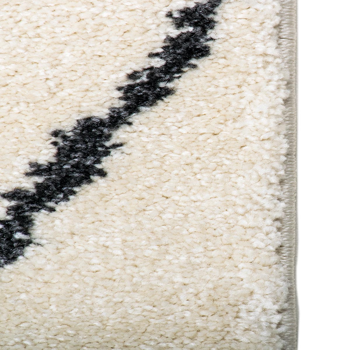 שטיח מרקש 06 קרם/שחור | השטיח האדום