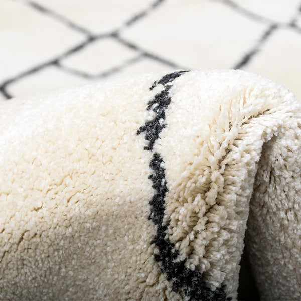 שטיח מרקש 06 קרם/שחור MARAKESH - hover