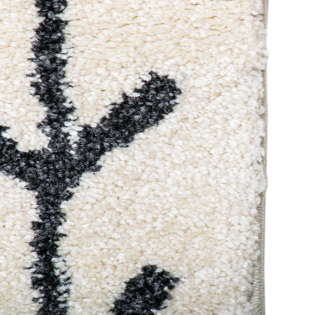 שטיח מרקש 07 קרם/שחור | השטיח האדום